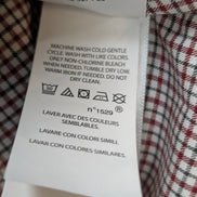 Chemise Ralph Lauren XXL Flanelle Carreaux Rouge Noir Shirt Button Down 3153