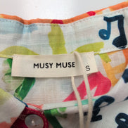 Chemise Hawaïenne Femme Musy Muse Paris S Neuve Étiquette Coton Lin