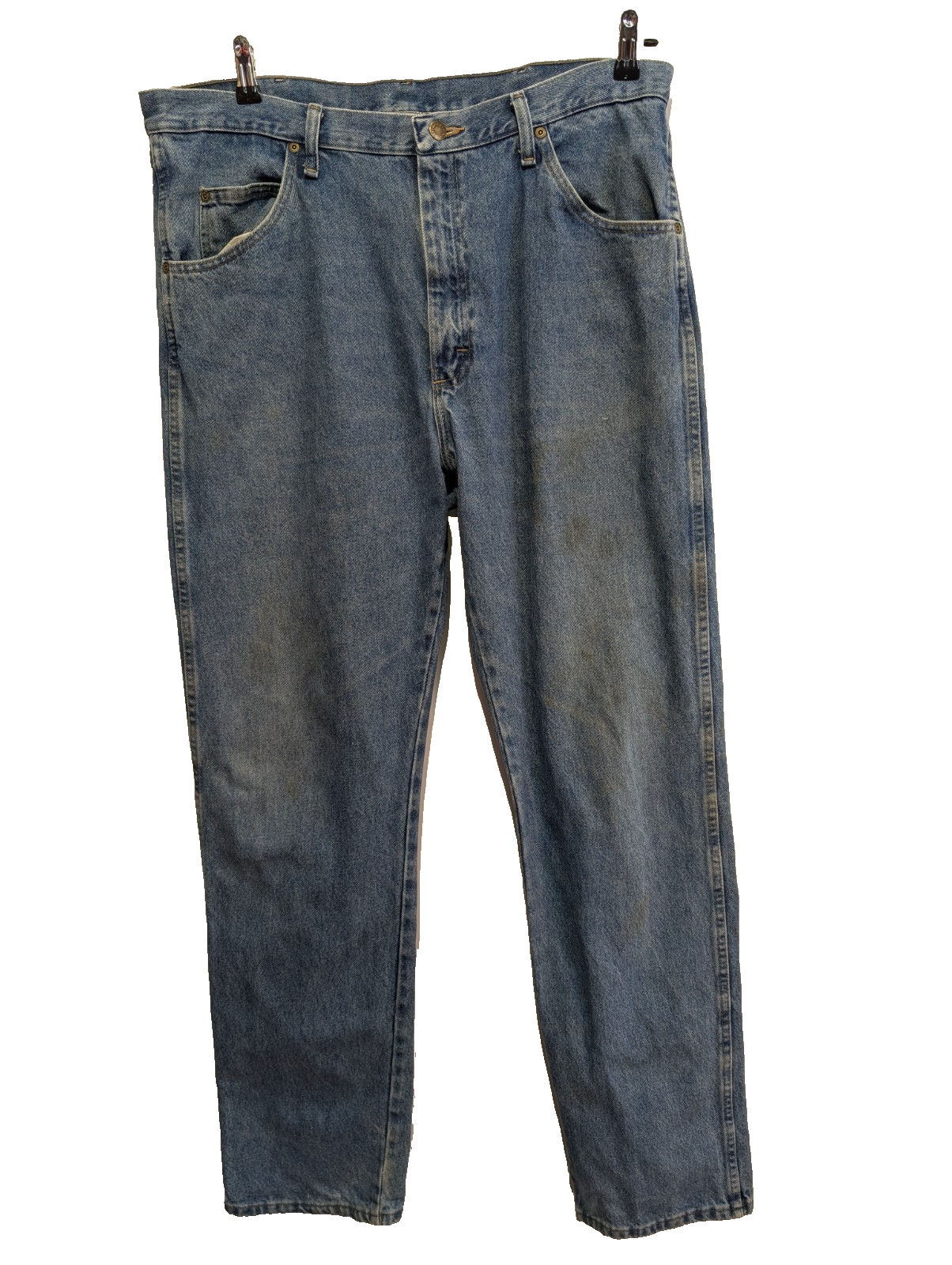 Jean WRANGLER Vintage 🤠 Taille W38 L34 🤠 Regular Fit Bleu - 100% Coton Robuste