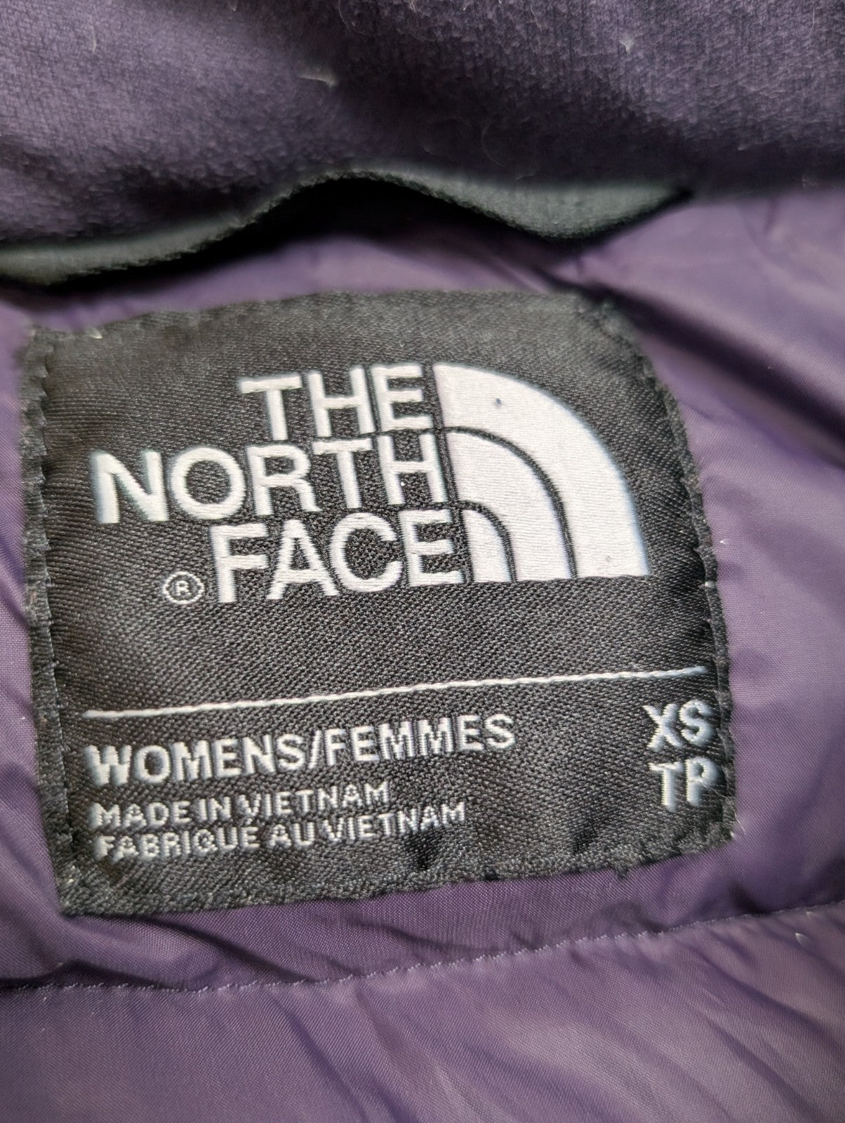 Doudoune Longue The North Face 550 Plumes Violet Foncé - Taille XS