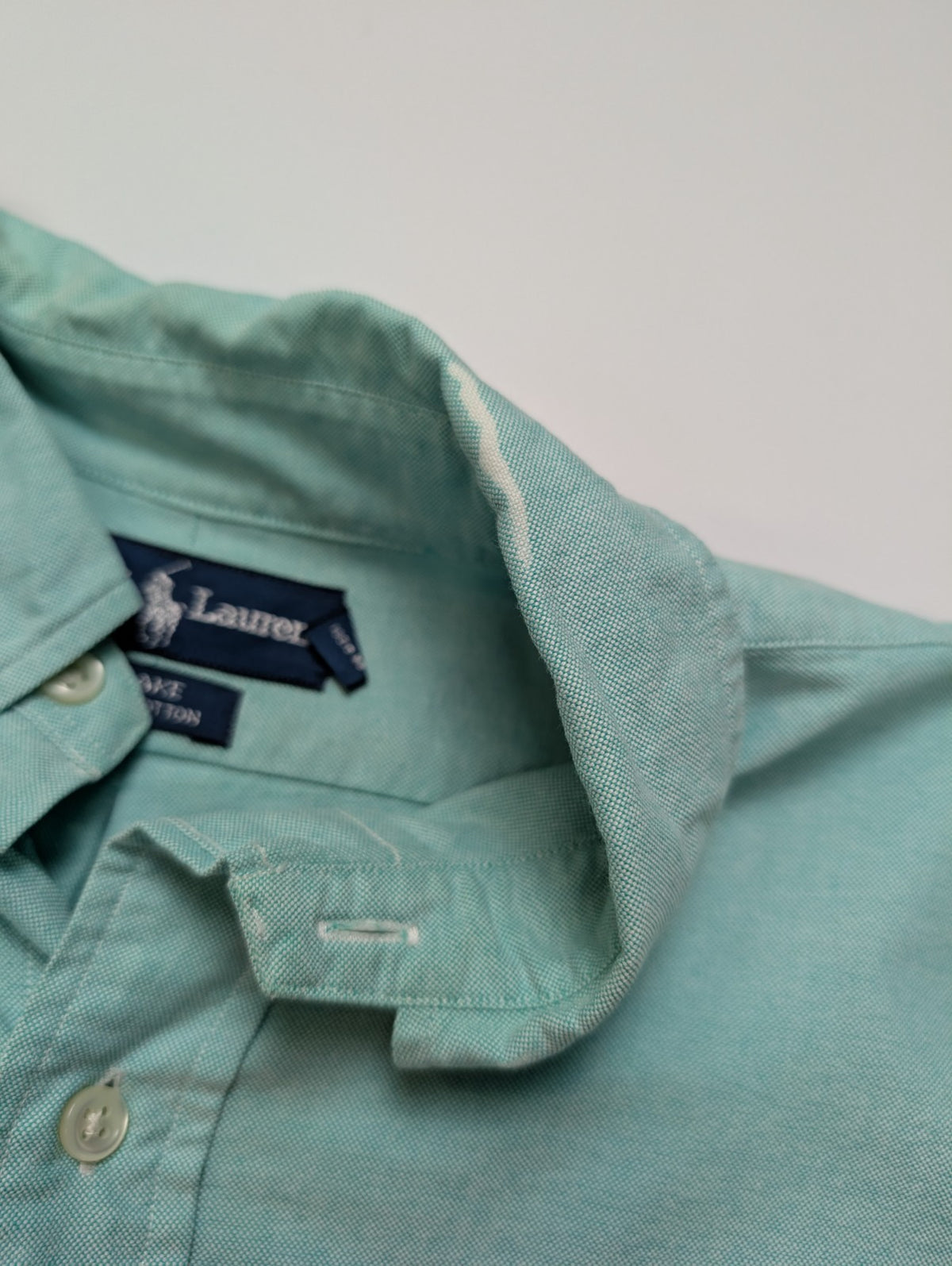 Chemise Ralph Lauren Blake L Vert Eau Shirt Button Down Coton 3146