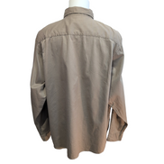 Chemise Wrangler Manches Longues Marron Clair Légèrement Satinée Taille XL