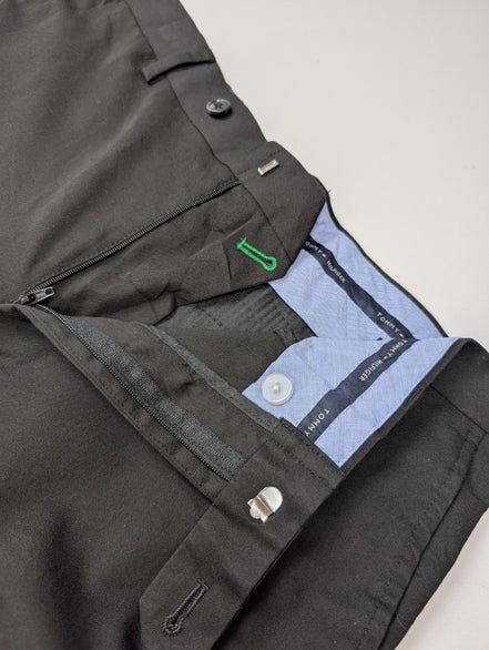 Pantalon de Costume TOMMY HILFIGER Noir 💎 Taille W34/44 FR 💎 Coupe Stretch