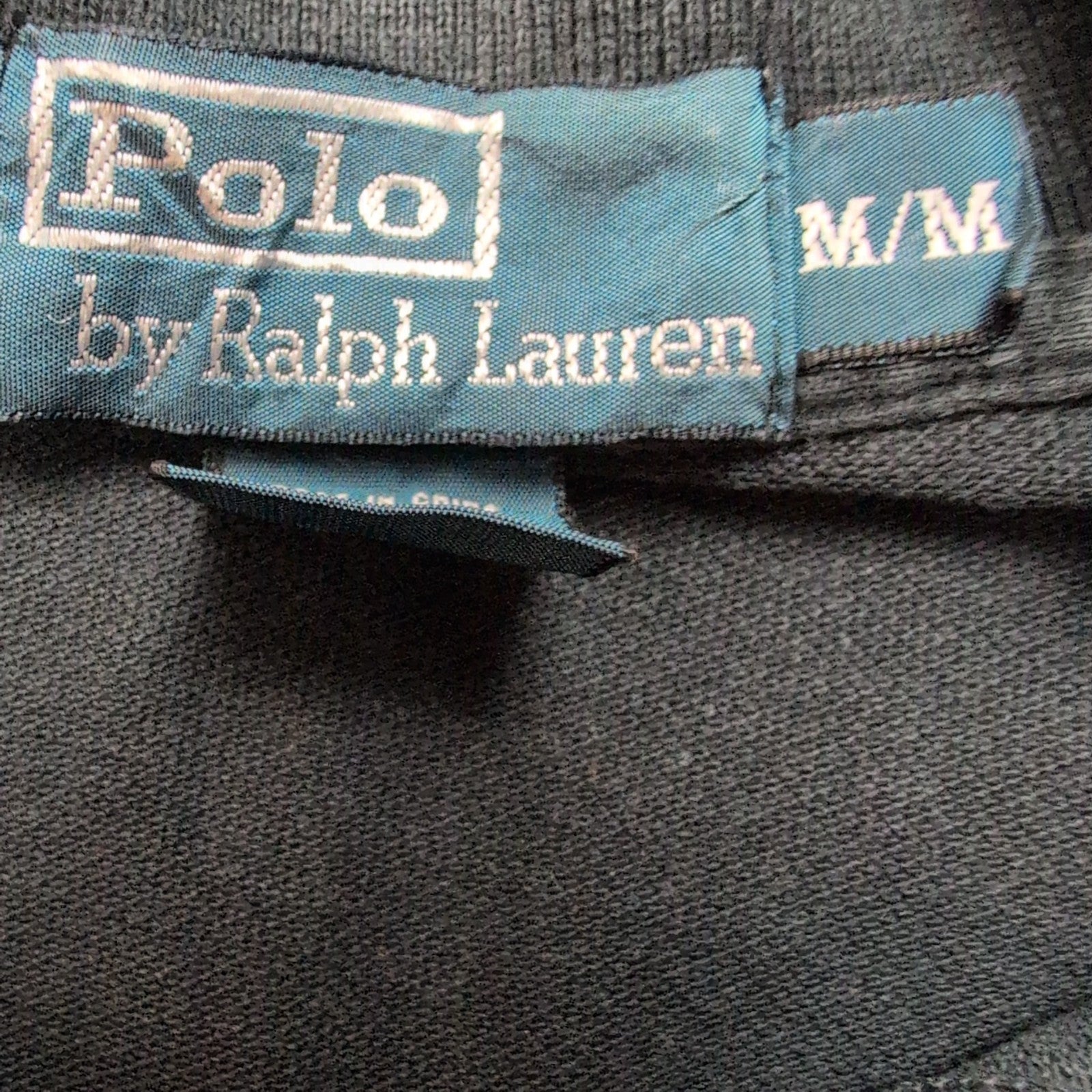 Polo Ralph Lauren Homme M Noir Logo Violet Polo Manches Courtes