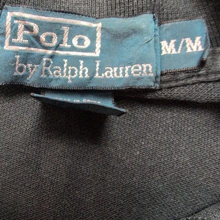 Polo Ralph Lauren Homme M Noir Logo Violet Polo Manches Courtes