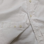 Chemise Dockers blanche unie 1 poche manches longues homme taille XL