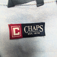 Chemise CHAPS bleue unie manches longues homme taille XL