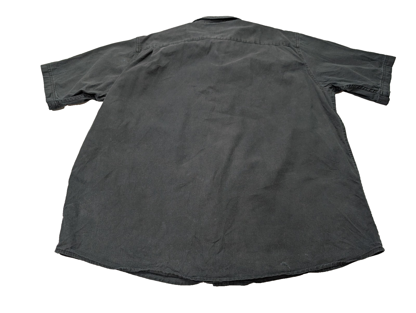 Chemise manches courtes Wrangler noir uni 2 poches taille L Homme