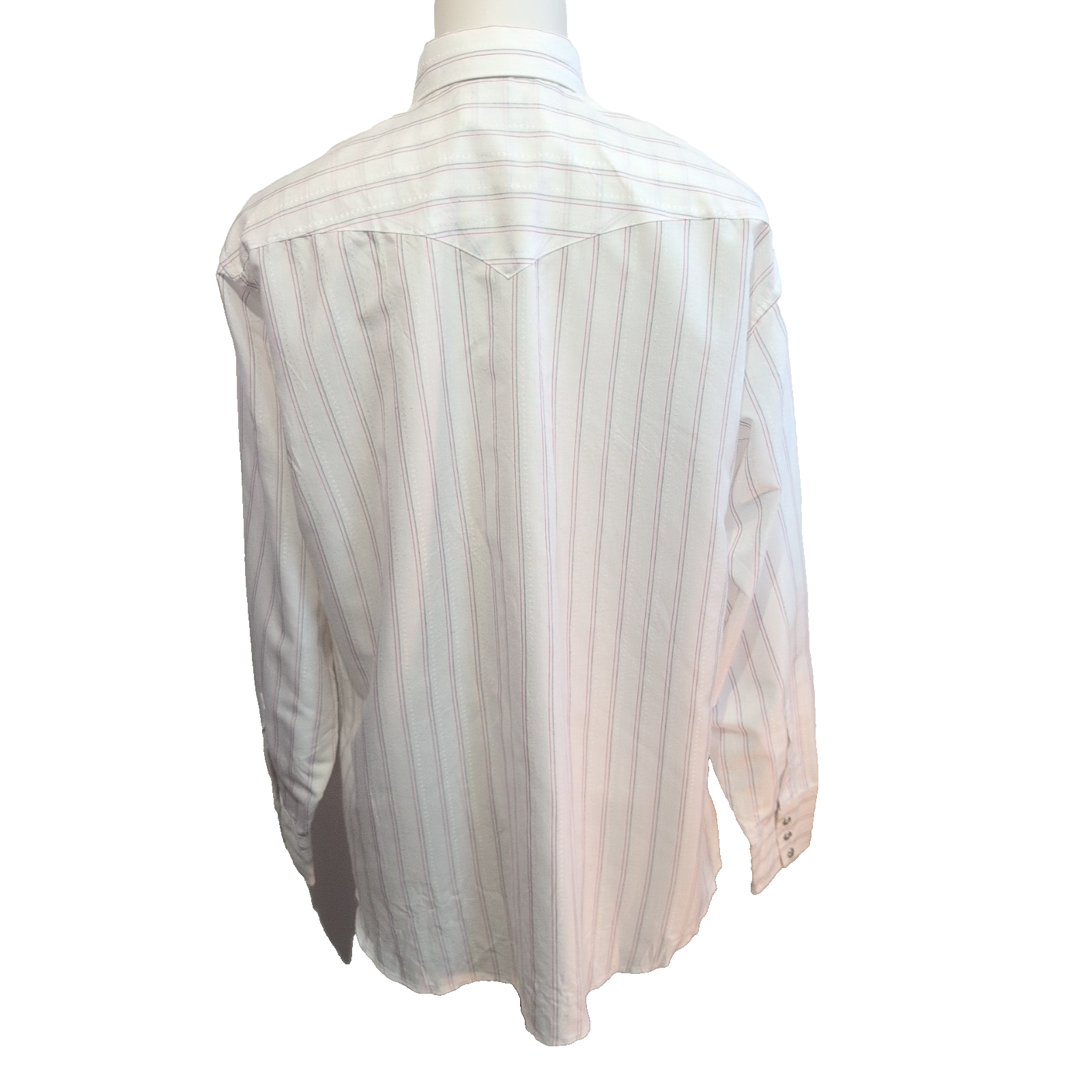 Chemise Wrangler Western Made in USA Rare Motif Satiné Taille XL manches longues