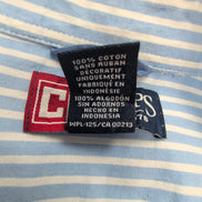 Chemise CHAPS bleue à rayures blanches taille L #64e