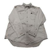 Chemise Wrangler RIGGS beige crème taille XL uni manches longues