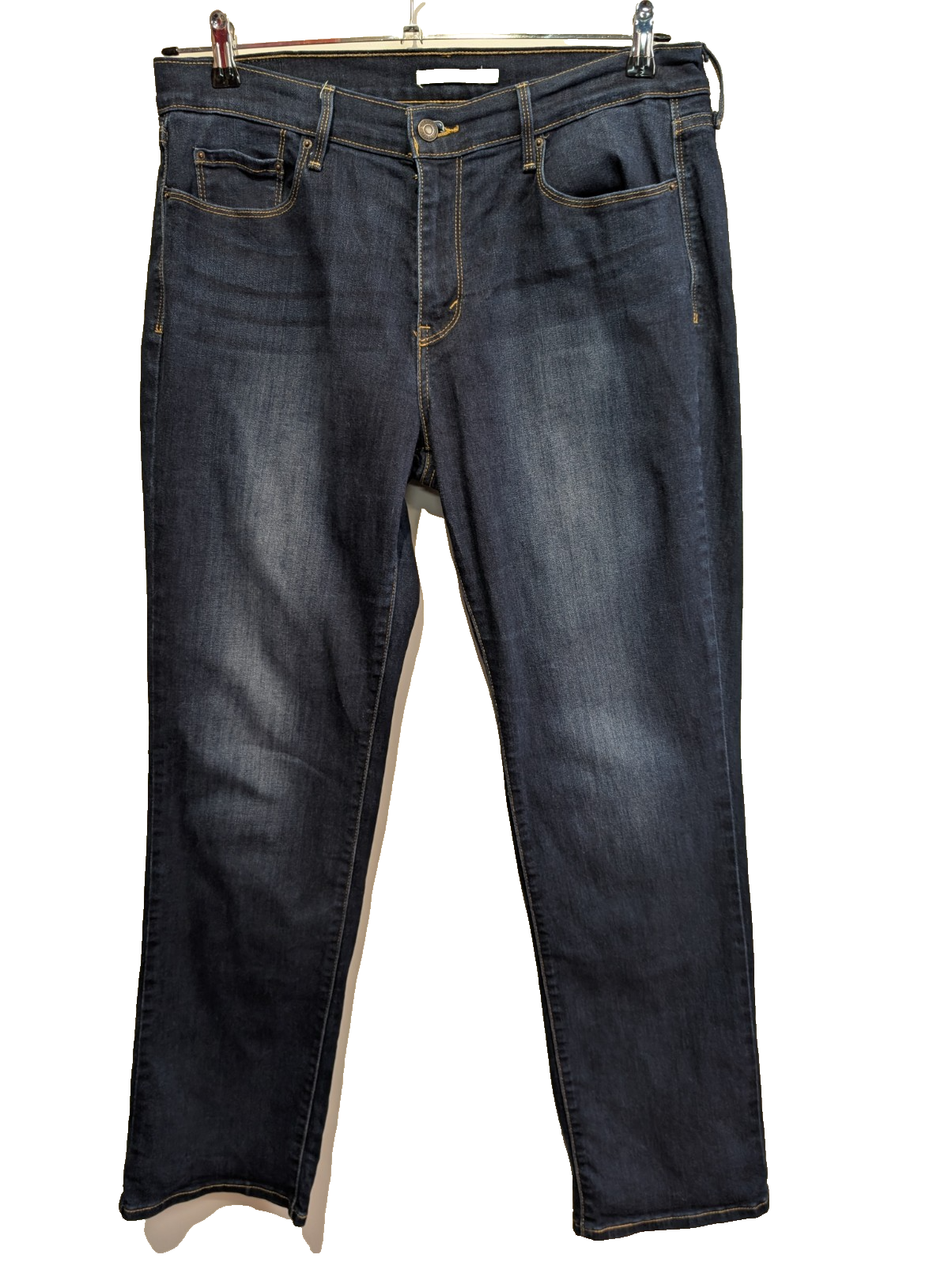 Jean Levi's 505 Femme Bleu Coupe Droite Ultra Stretch W32 L32 Classique