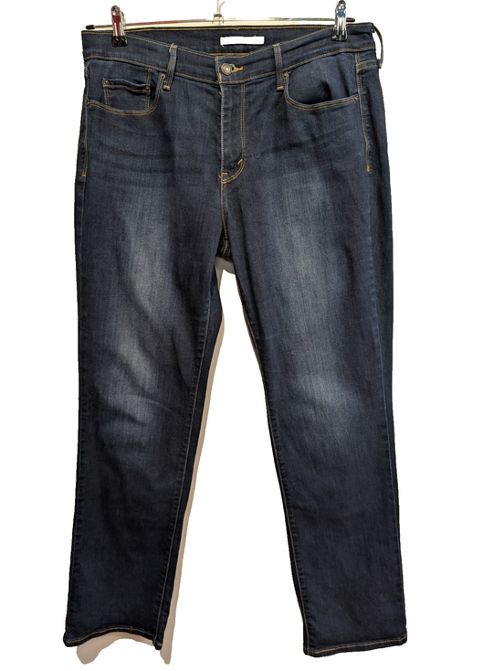 Jean Levi's 505 Femme Bleu Coupe Droite Ultra Stretch W32 L32 Classique