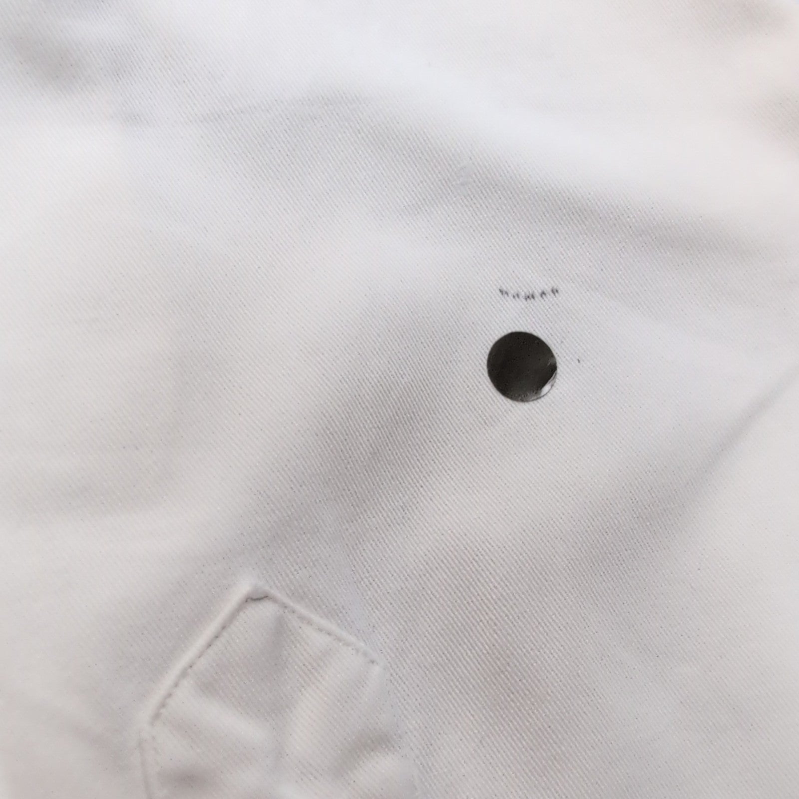 Chemise Ralph Lauren XL Vintage Blanche Coton Lourd Logo Bleu