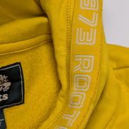 Sweat à capuche Roots Jaune et Gris Logo Poitrine Taille S