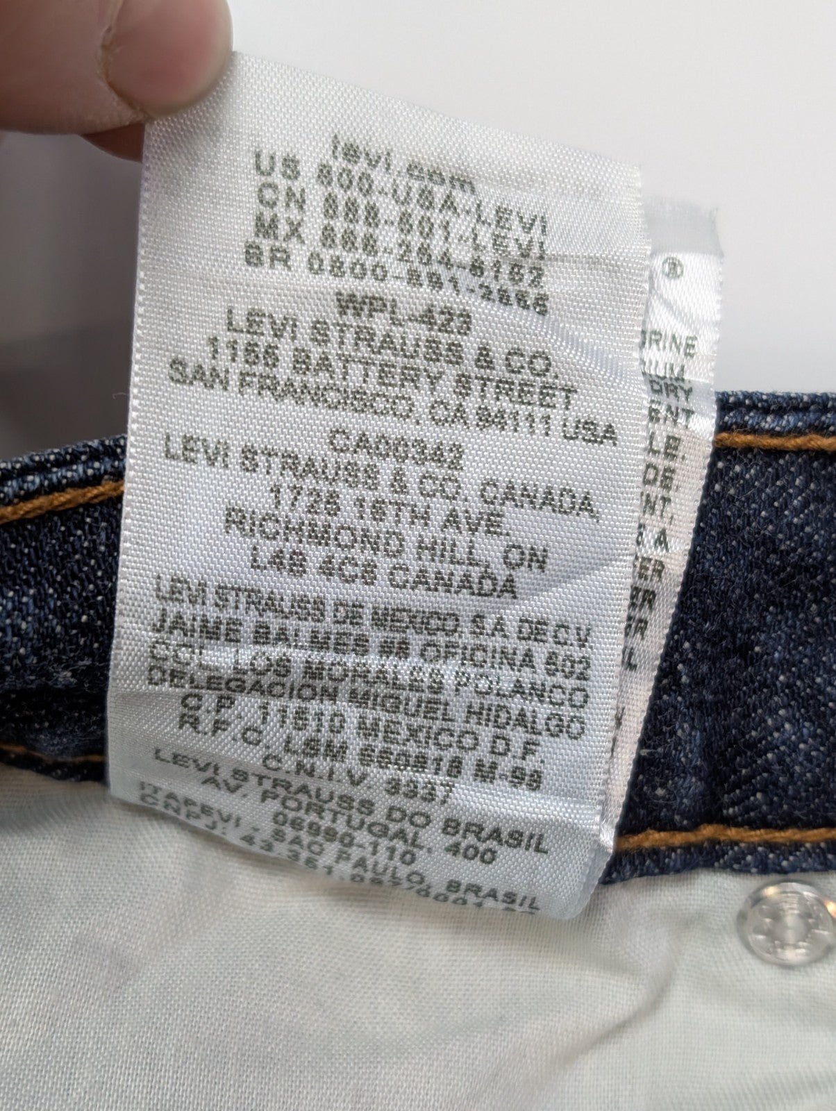 Jean Levi's Femme Bleu Foncé Skinny Stretch W29 L32 État Impeccable 🌟👖