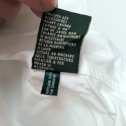 Chemise Lauren Ralph Lauren Slim Fit L XL Blanche 100% Coton Manches longues