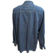 Chemise Arizona XL XXL Jean Bleu Denim 100% Coton Col Officier manches longues