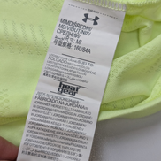 T-shirt de Sport Under Armour HeatGear Jaune Fluo Femme Taille M