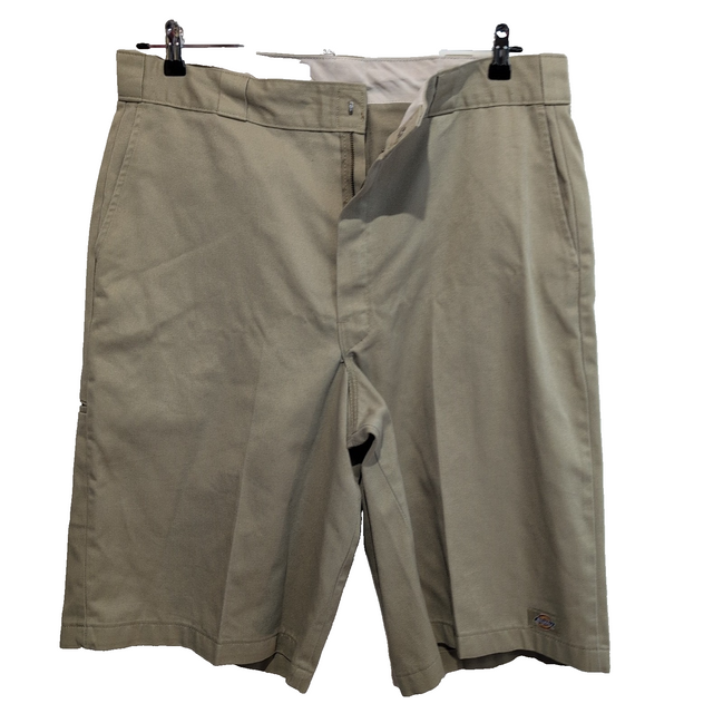 Short Dickies Workwear Crème Homme W36 Coupe Droite Très Bon État