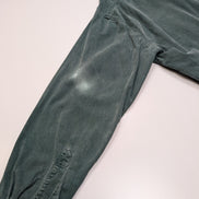 Chemise Surchemise L.L.Bean T.L Doublée Flanelle Toile/Jean Vert Vtg