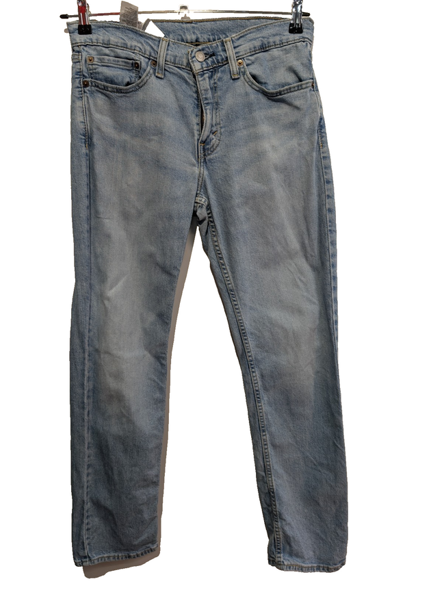 Jean Levi's 511 Homme Vintage Bleu Clair W31 L30 Denim Slim Fit Stretch Pantalon
