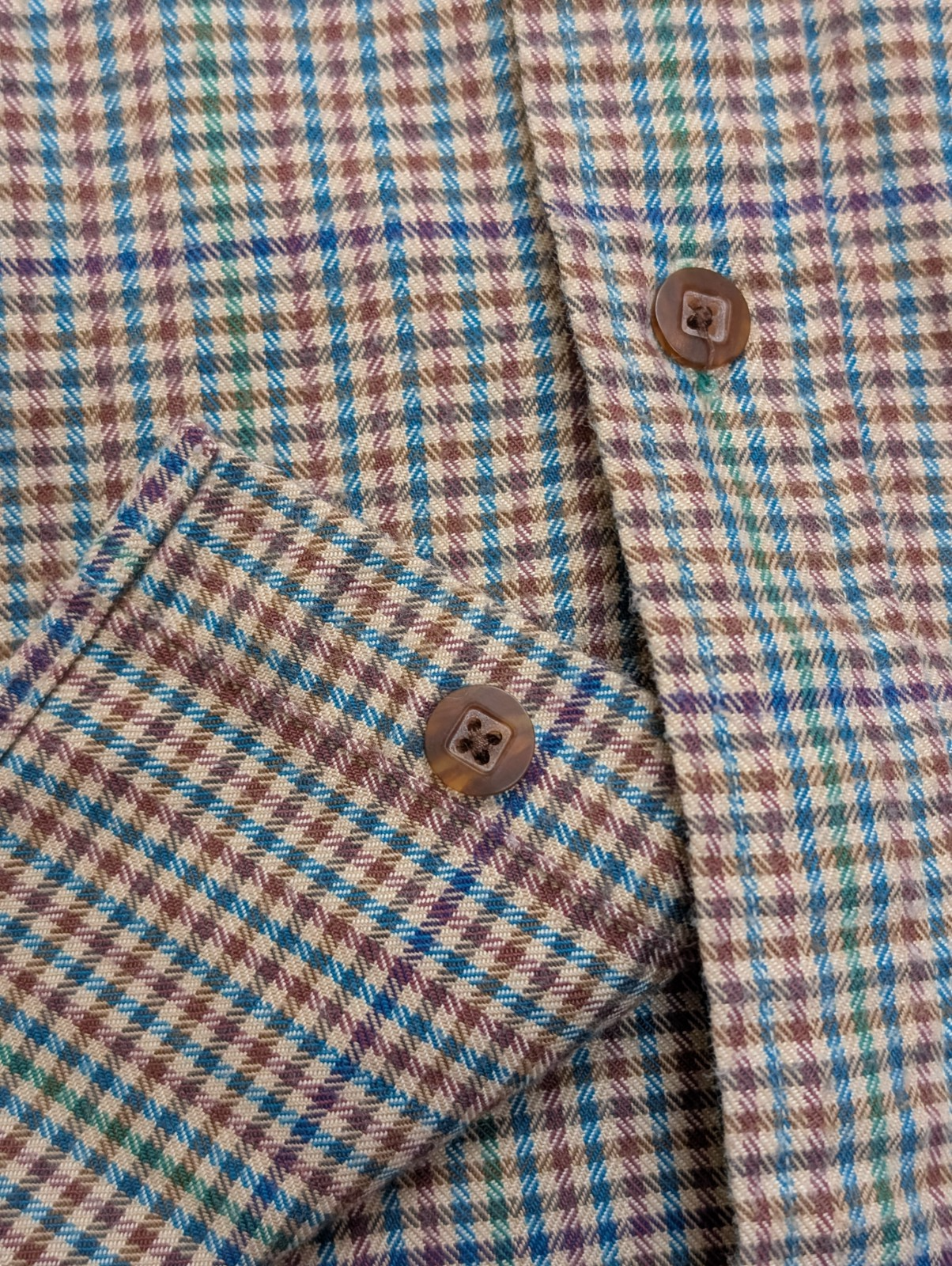 Chemise L.L.Bean T.XXL TALL Flanelle Épaisse Vintage Carreaux MULTICOULEUR