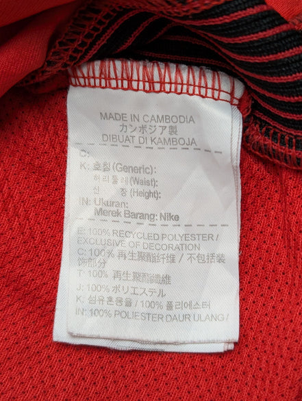 T-shirt Nike Dri-Fit Jersey Vintage Rouge Logo Brodé - Taille XL