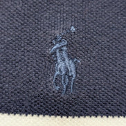 Polo manches courtes Polo Ralph Lauren L bleu marine blanc rayures coton