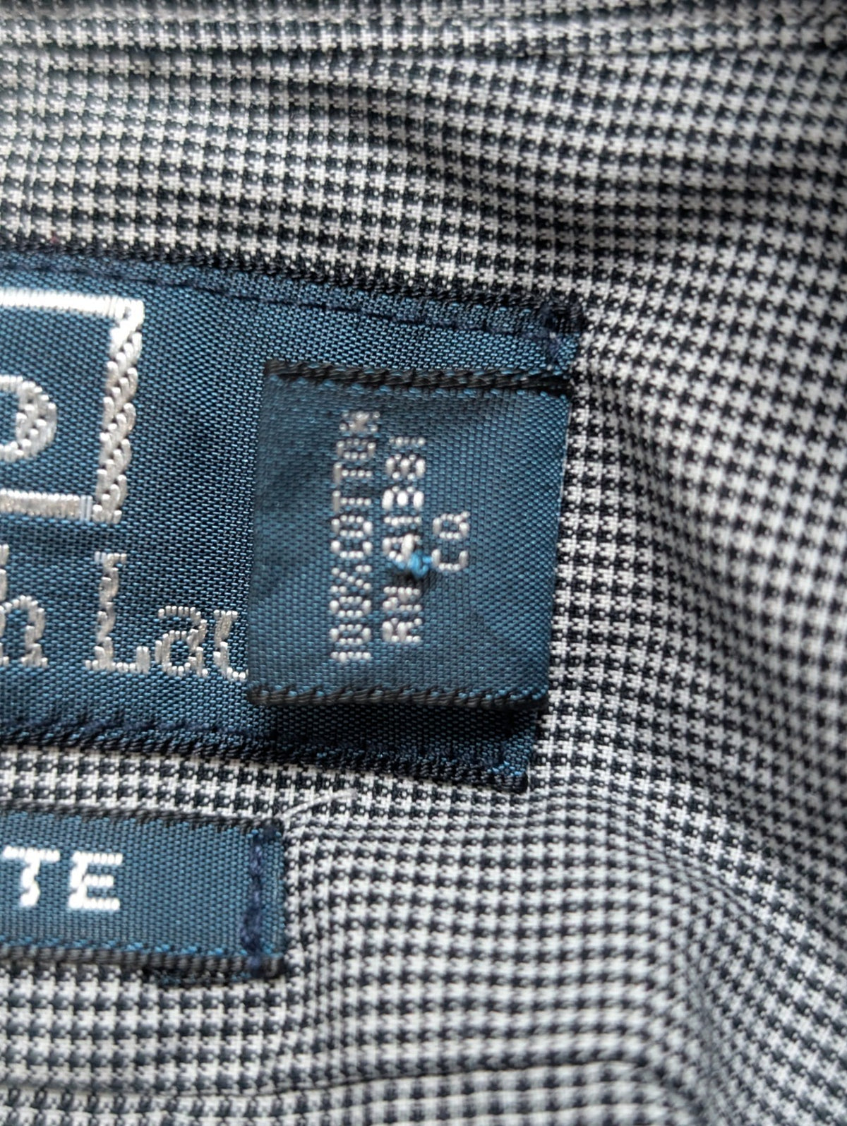 Chemise Polo Ralph Lauren  Estate Shirt XL Carreaux Gris Col Classique Sans Logo