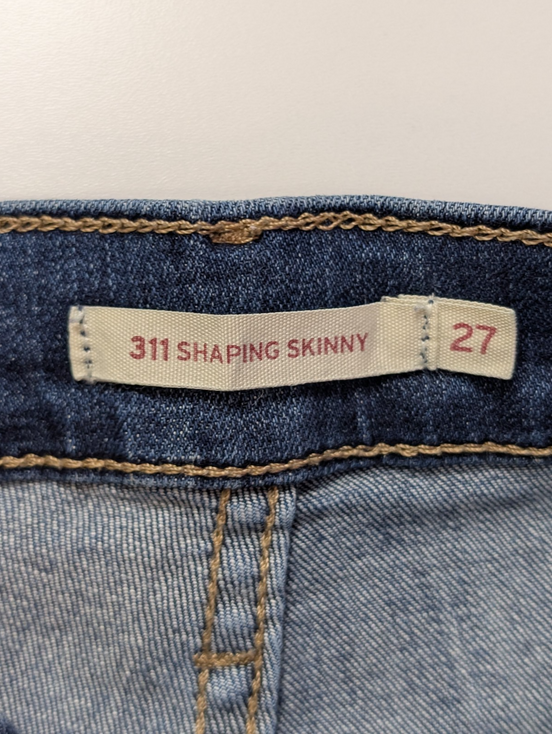 Jean Levi's 311 Shaping Skinny Femme Bleu W27 L30 T36