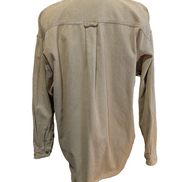 O'Neill O'52 L Corduroy Shirt Jacket Beige Thick Velours Côtelé Logo Brodé homme