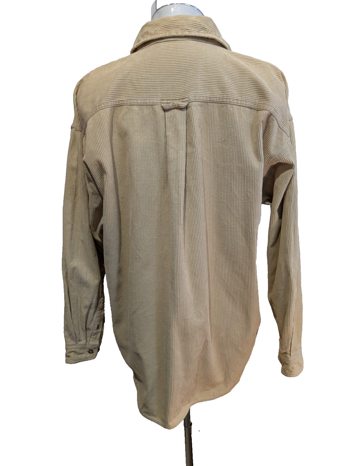 O'Neill O'52 L Corduroy Shirt Jacket Beige Thick Velours Côtelé Logo Brodé homme