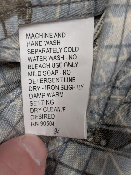 Chemise hawaïenne soie Visitor rayée manches courtes taille XL