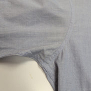 Chemise Pierre Cardin L/XL Bleu 60% Coton Poche Boutonnée Vtg Manches longues