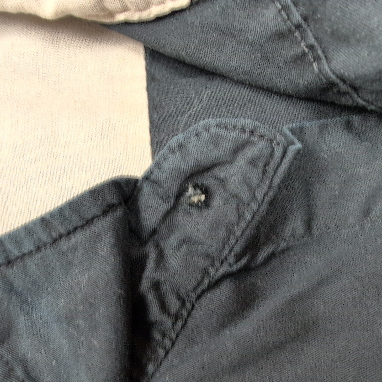 Chemise Wrangler Manches Courtes Noire à Poches Taille 3XL