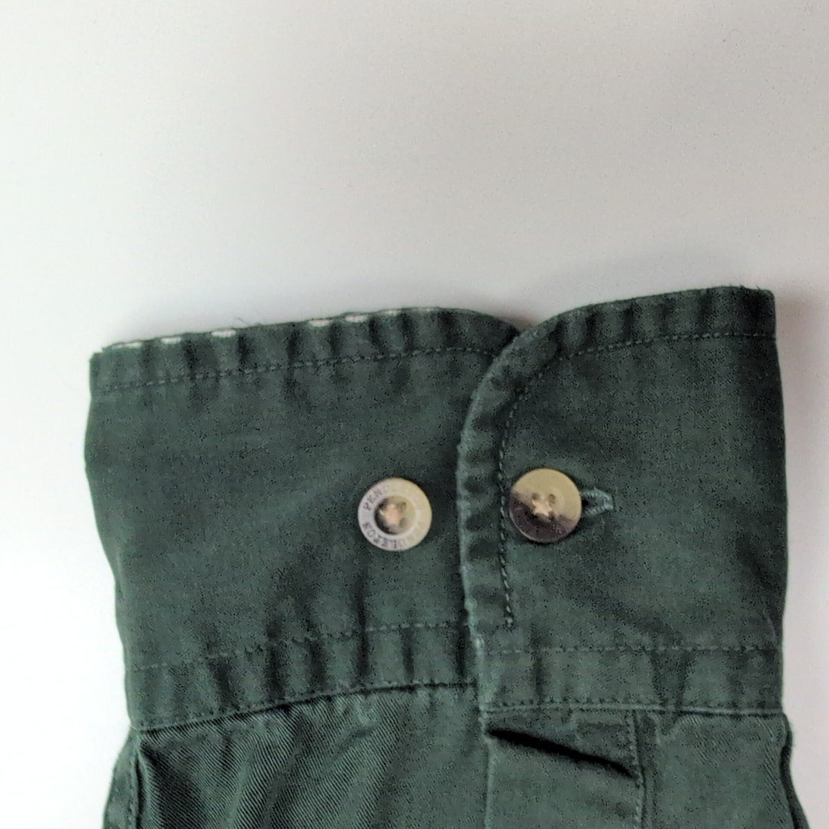 Chemise Pendleton vert foncé coton manches longues vintage USA style L