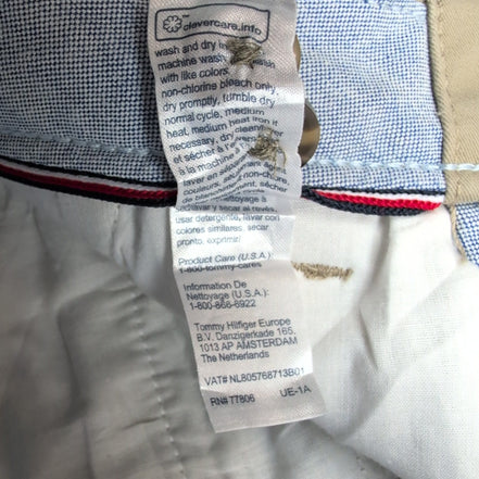 Pantalon chino Tommy Hilfiger stretch beige taille W30xL30 FR40 #54ct