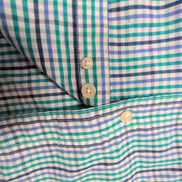 Chemise CHAPS verte et bleue à carreaux taille L #59e
