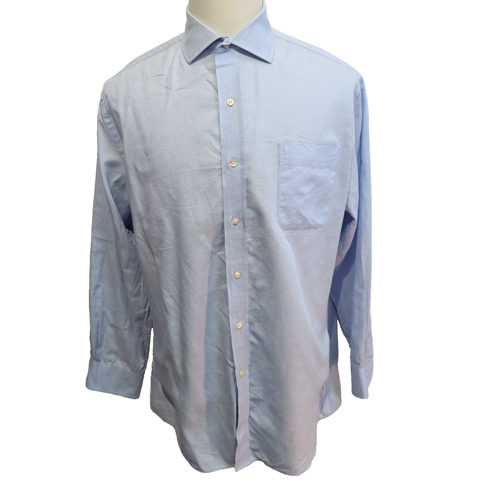 Chemise Tommy Hilfiger Bleu Clair 1 poche Taille L / XL Slim Fit