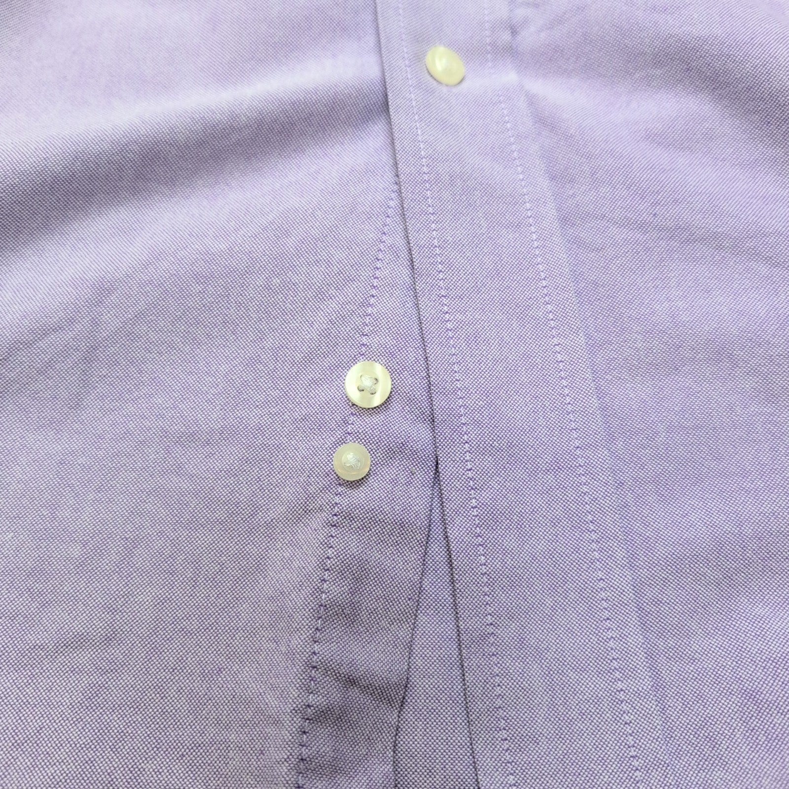 Chemise Chaps Coton Oxford lilas manches longues 1 poche M L