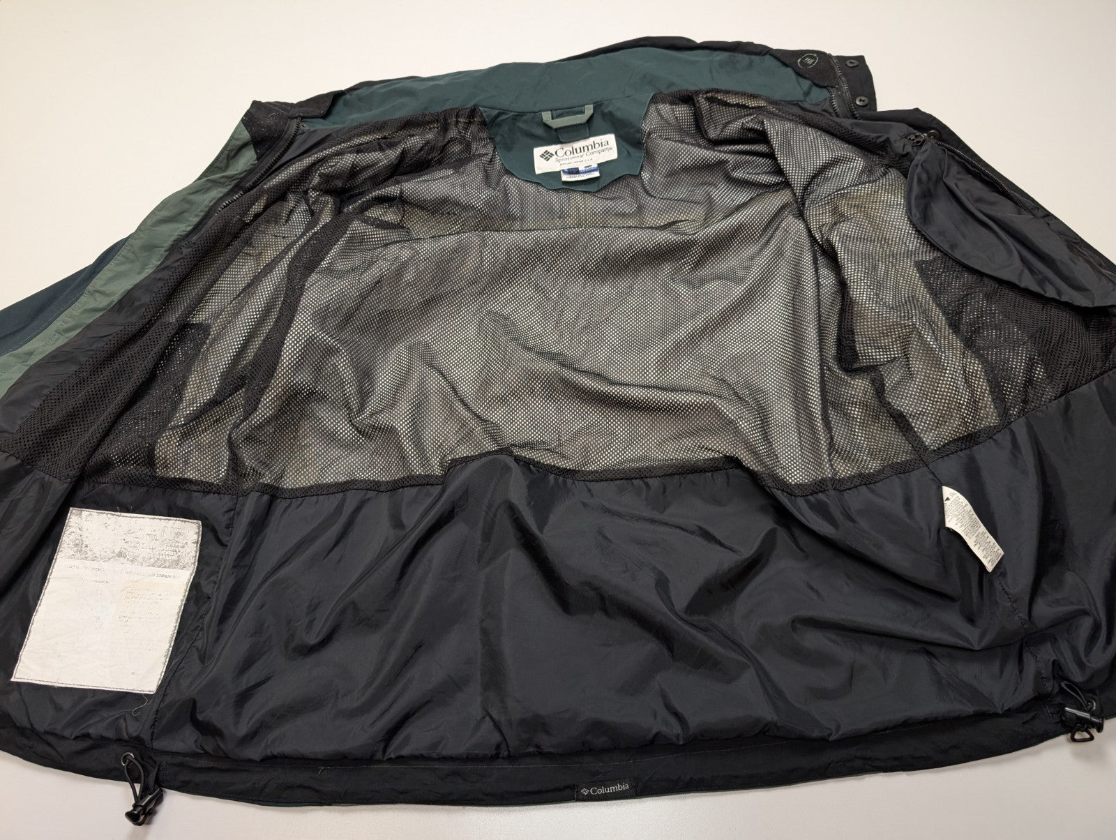 Blouson Columbia Homme L Imperméable Kaki Veste Technique HailStorm Omni-Tech