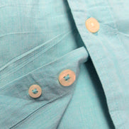 Chemise CHAPS verte unie taille XL #161e