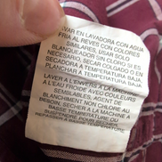 Chemise Wrangler stretch manches courtes bordeaux à carreaux 2 poches 3XL / 4XL