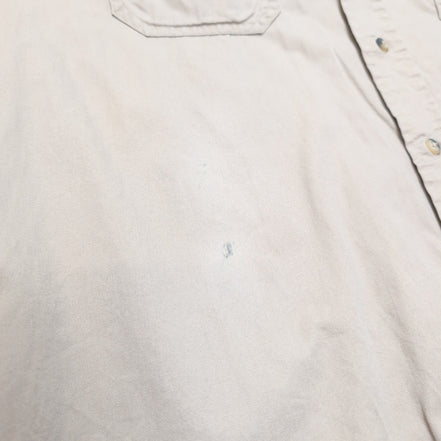 Chemise Wrangler Coton Marron uni Manches courtes 2 Poches Taille XL