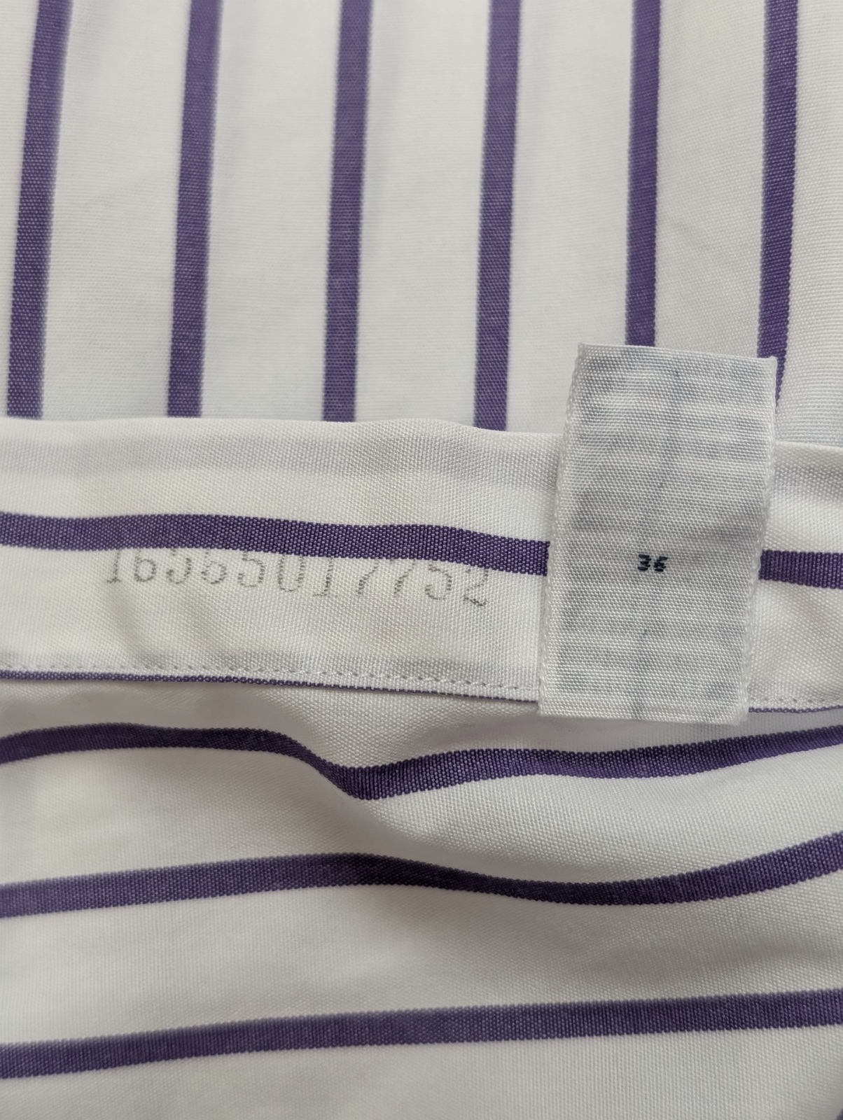 Polo Golf Ralph Lauren Chemise L Rayures Violettes Two-Ply Coton