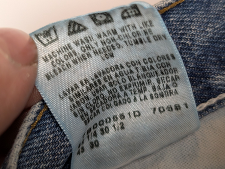 Jean Wrangler Vintage Regular Fit Homme W40 L30 Bleu Denim Classic Straight