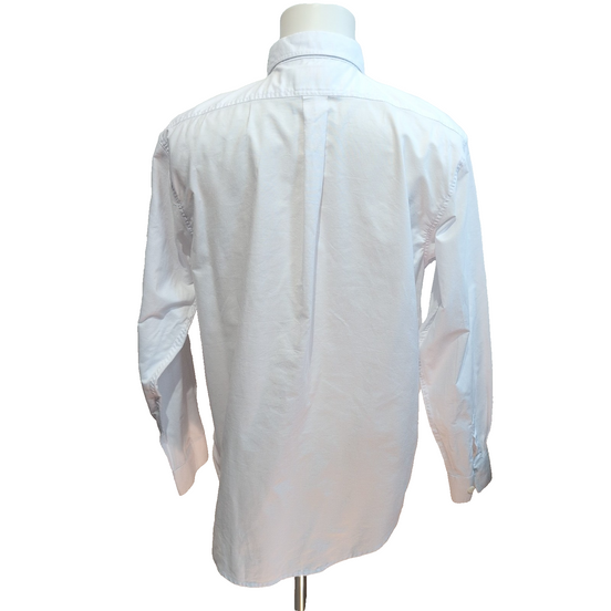 Chemise Harley Davidson Blanche M 2 Poches Logo Brodé Manches Longues