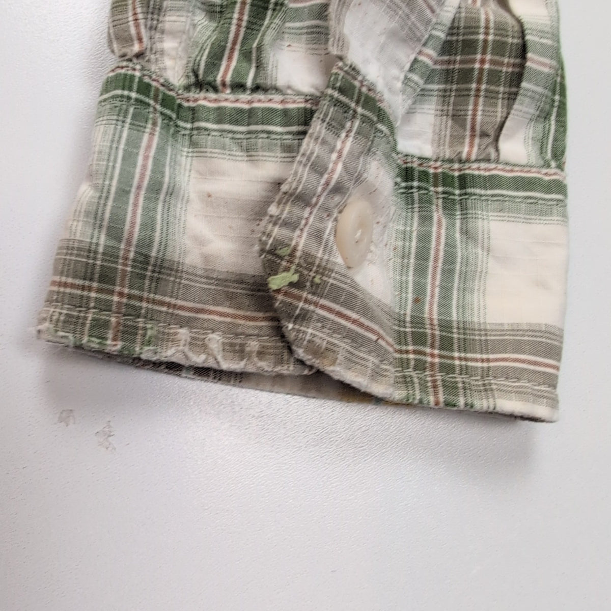 Chemise Patagonia S M Western Vert Carreaux Coton 2 Poches manches longues