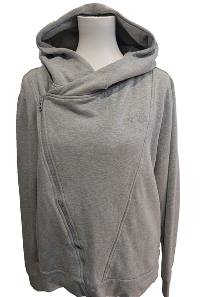 Veste à Capuche The North Face Rare Fermeture Diagonale Grise - Taille XL